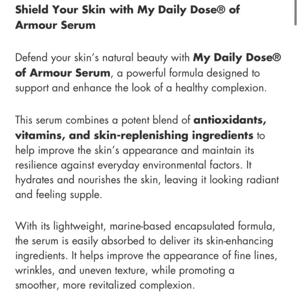 Skin Inc - My Daily Dose of Armour Serum - Picture 6 of 8
